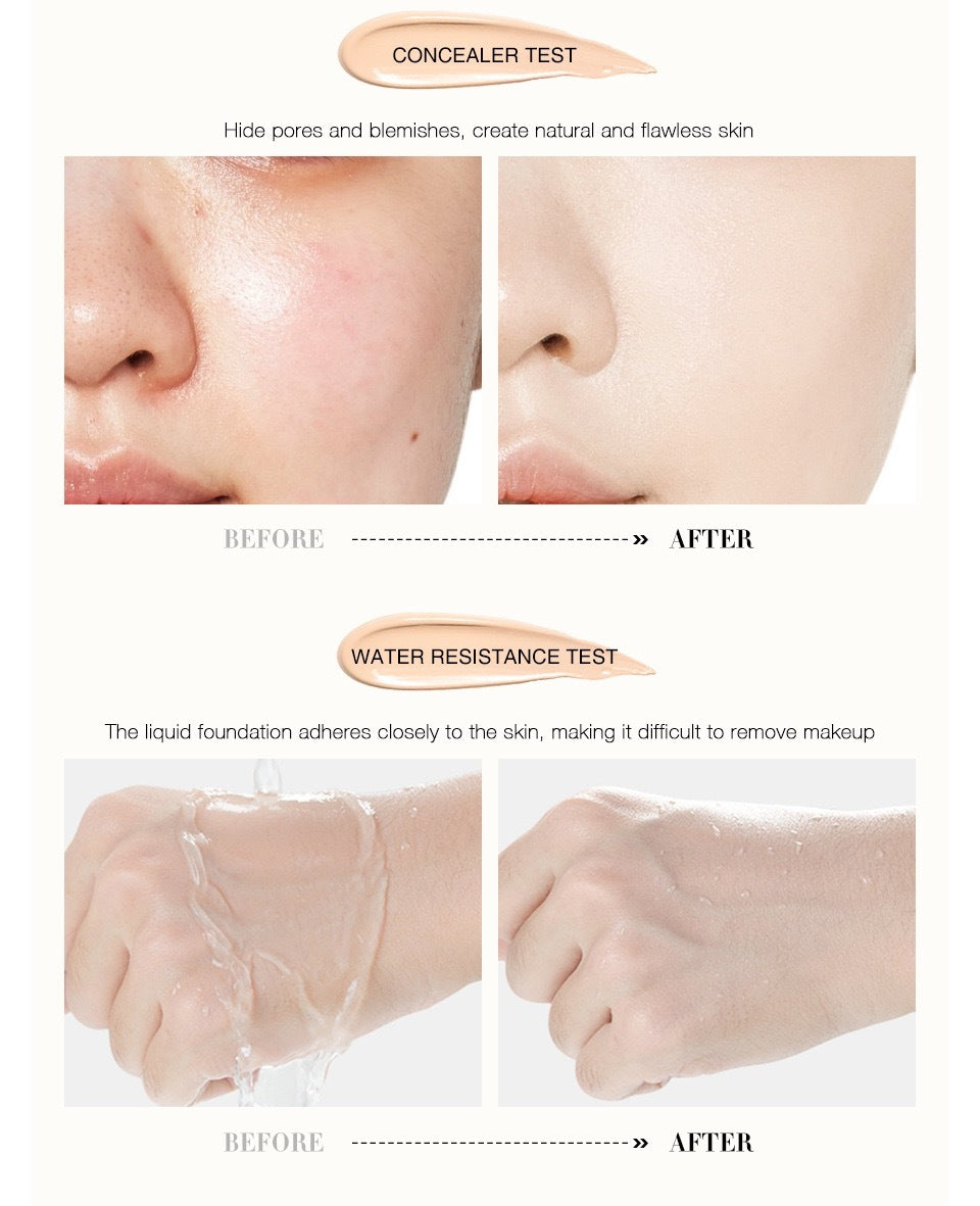 O.TWO.O Natural Modification Concealer Makeup Clothing No Makeup Feeling Liquid Foundation