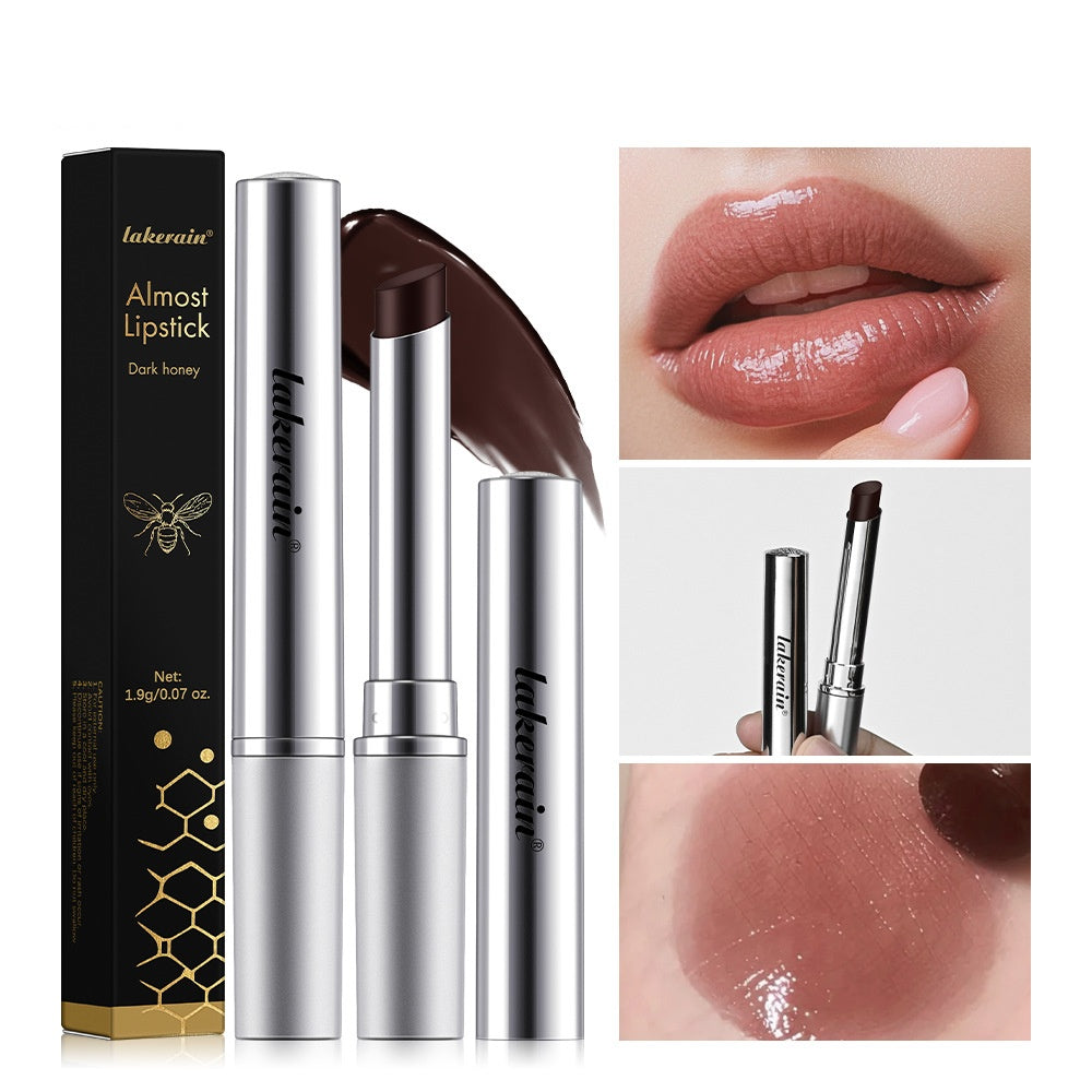 Lakerain Black Honey Lipstick Lip Dry Moisturizing Colored Lipstick