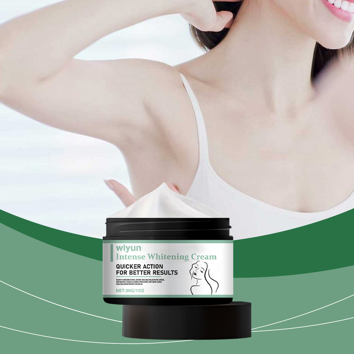 Wiyun Body Neck Cream Mild Formula Clear