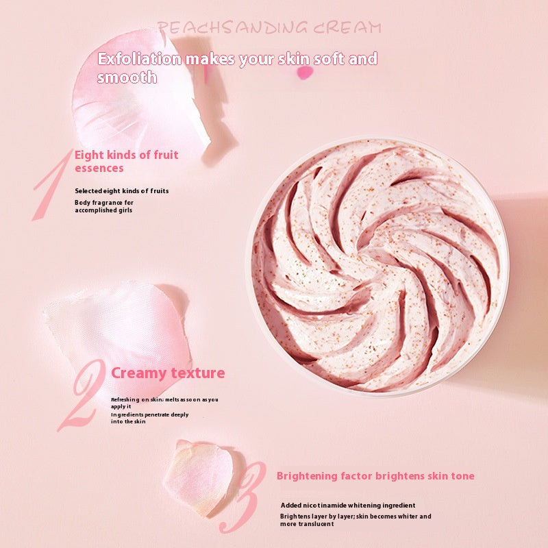 Heyxi Peach Moisturizing Body Scrub Cream