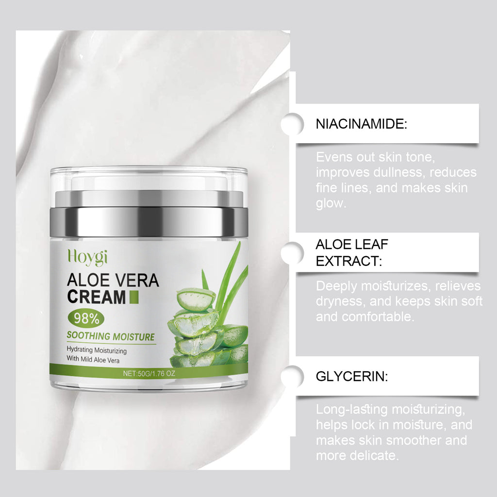 Hoygi Aloe Moisturizing Facial Cream Mild Replenishment