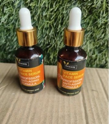 Oneway Happiness Vitamin C Face Serum 30Ml- Skin Clearing Serum (Pack Of 2)