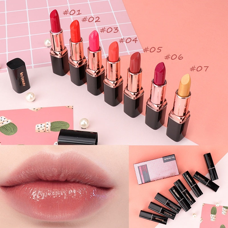 Fey Beauty Cameo Brown Nude Lipstick Moisturizing Lipstick No Stain On Cup Non-fading Milk Tea Yellow Skin One Piece Dropshipping