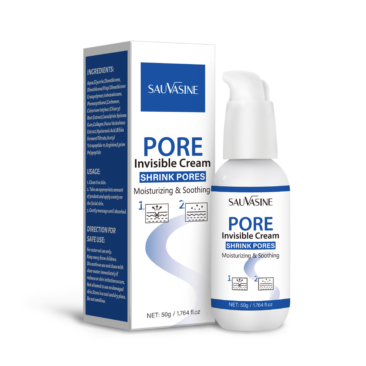 Sauvasine Pore Invisible Cream Oil Control Firming