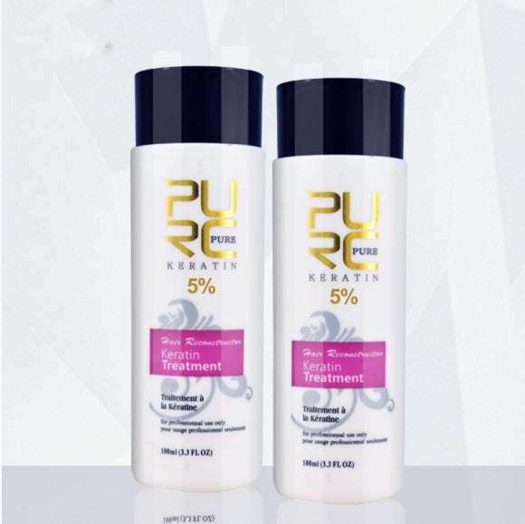 PURE Straightening Hair Nourishing And Straighten Damage Hair Products Brazilian Keratin Care Purifying Shampoo
