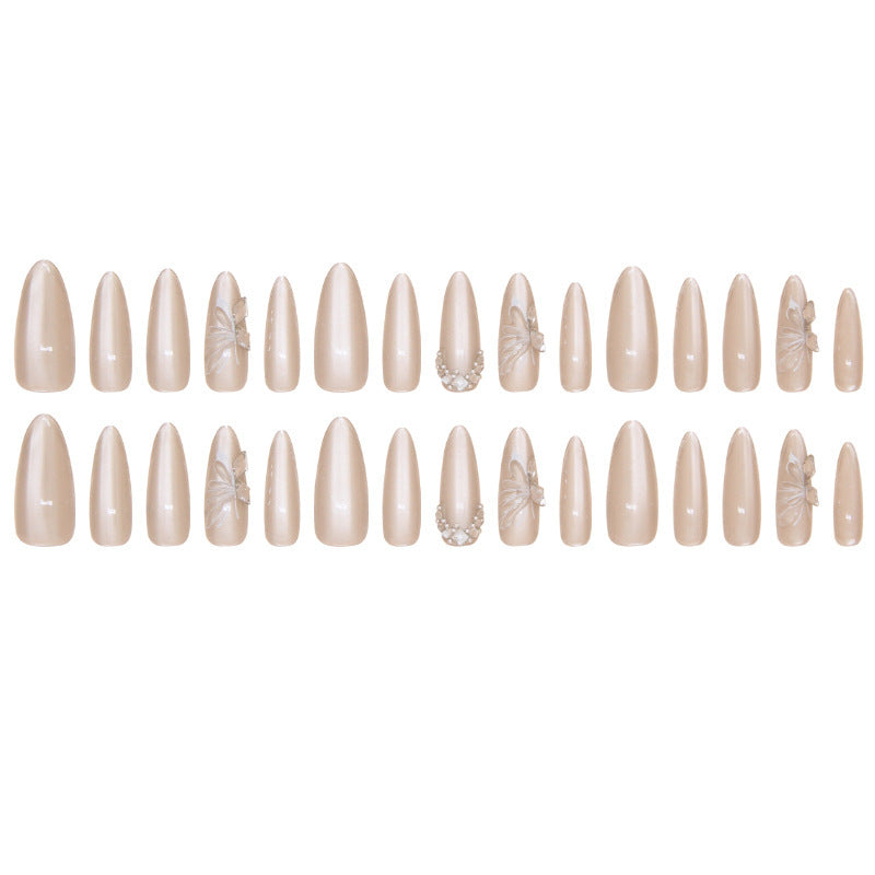Cold Cat's Eye Butterfly Manicure High-grade Wedding Wear Nail Tip
