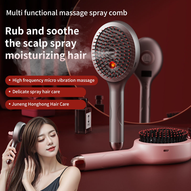 Juneng HongHong Vibration Red Light Hair Care Instrument Electric Massage Comb