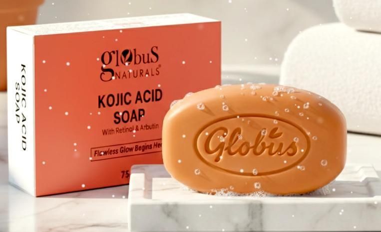 Globus Naturals Rice Ceramide, Glycolic Salicylic Acid, Kojic Acid and Saffron-Sandalwood 325gm (Pack of 4) Combo