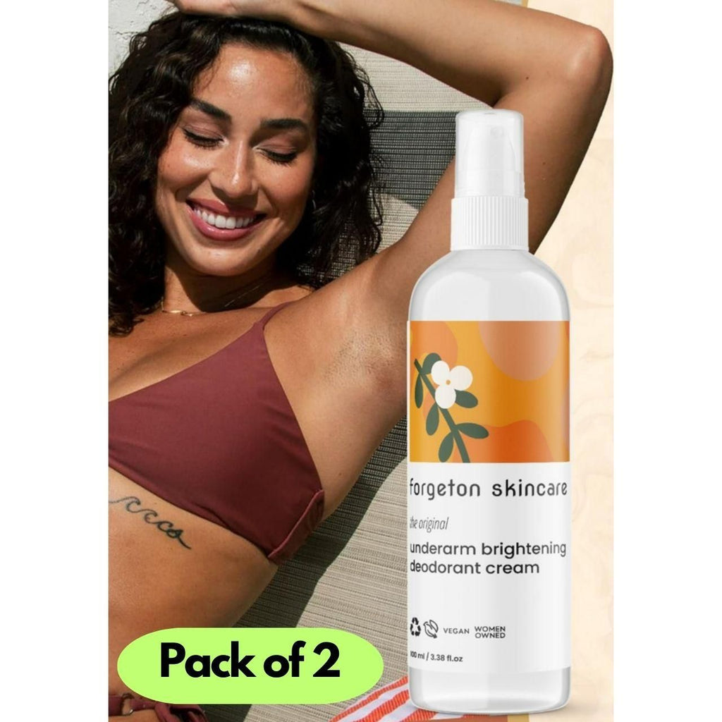 Forgeton Underarm Brightening Deodorant Cream 200 ml Pack of 2