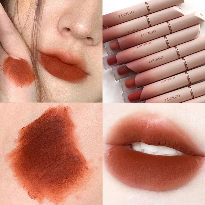 Luckgo Plain Face White Good-looking Lip Lacquer