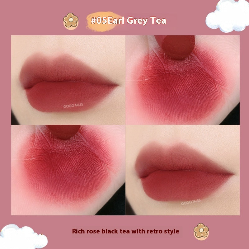 GoGo Tales Striped Tube Vintage Lipstick Velvet Matte