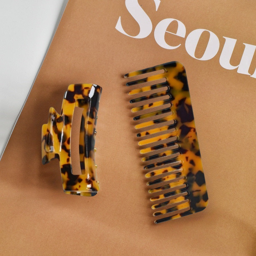 Acetic Acid Hair Comb Holding Acid Comb Wide Teeth