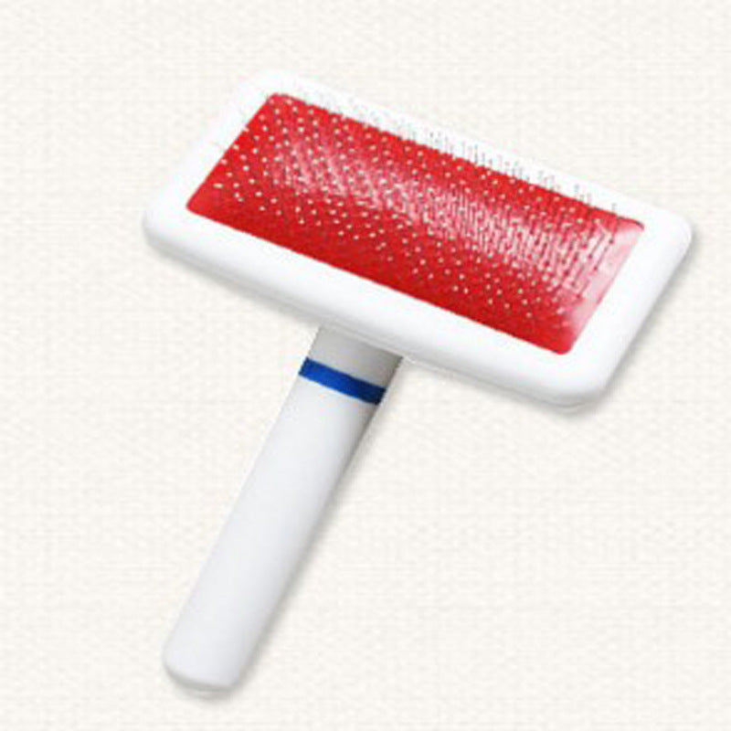 Dog comb stainless steel cleaning needle comb