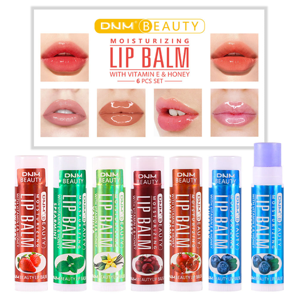 DNM Fruit Flavor Moisturizing Water Lip Balm Suit