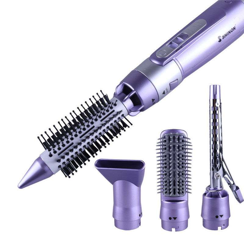 Shinon Multifunctional Electric Straightening Comb Egg Roll Hair Dryer Curling Stick Straight Curl