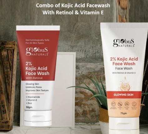 Globus Naturals Kojic Acid Facewash?125 Gm (Pack of 2)