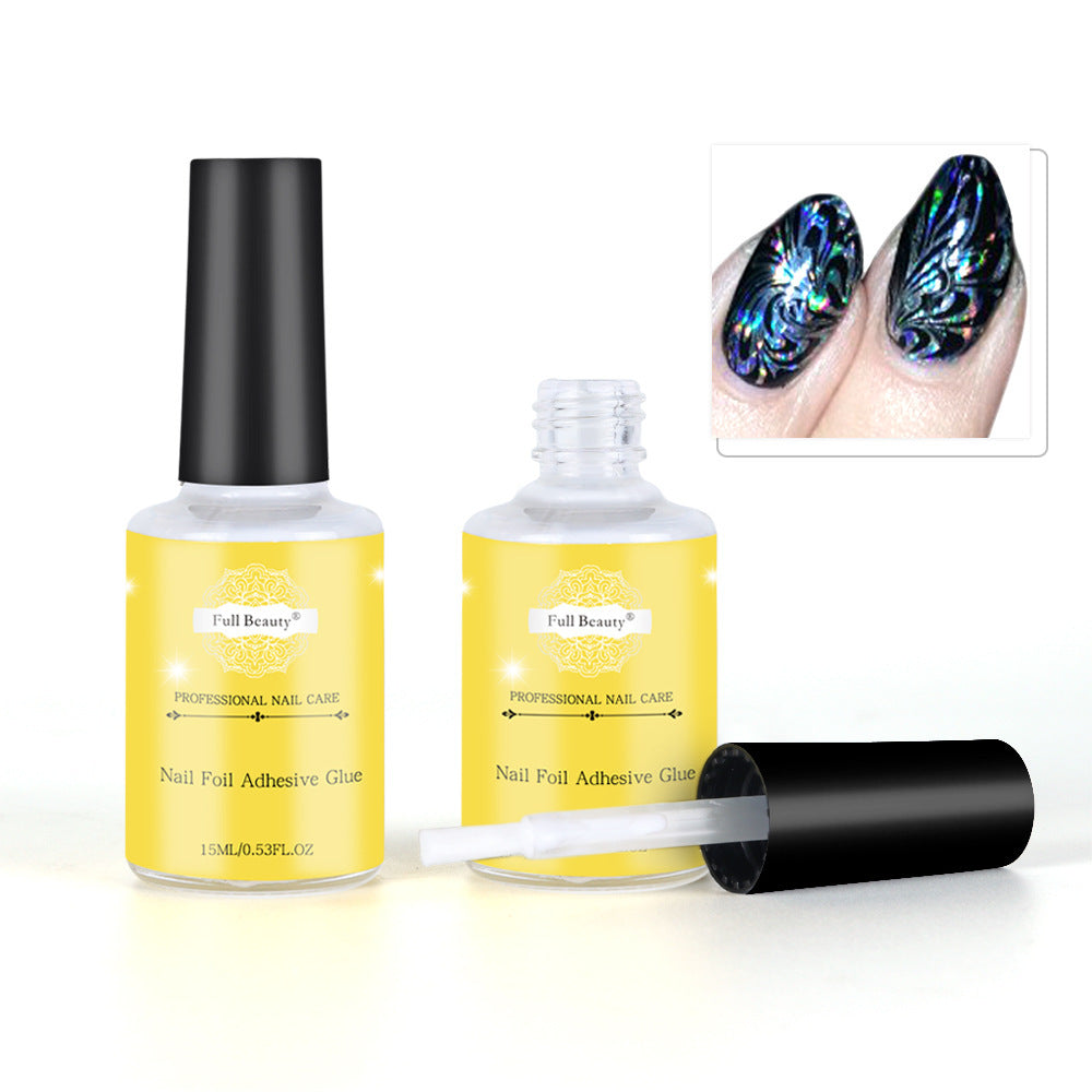 Full Beauty Nail Transfer Glue, Simple And No Need To Light, Starry Sky Sticker Transfer Nail Glue