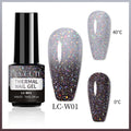 Lilycute Temperature Change Glitter UV Polish Three-section Color Change