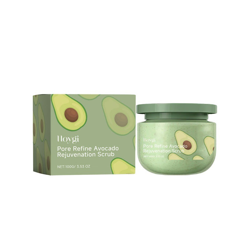 Hoygi Avocado Ice Cream Facial Scrub Body Cleaning