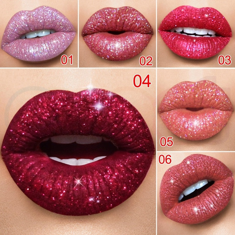 CmaaDu Symphony shiny matte metal lip gloss lipstick
