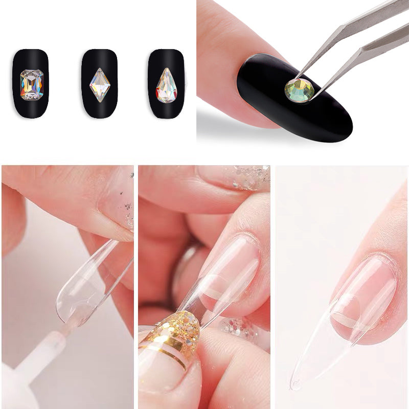 Antald Long Lasting Strong Diamond Glue For Nail Salons Is Transparent