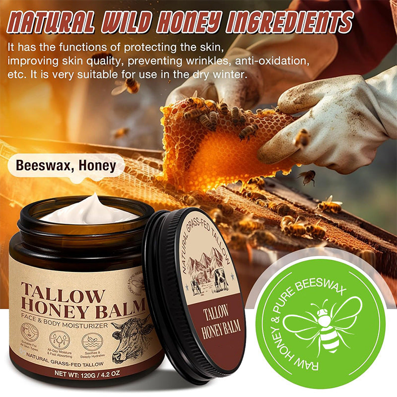 Tallow Honey All-English Packaged Hydrating Solid Tallow Cream