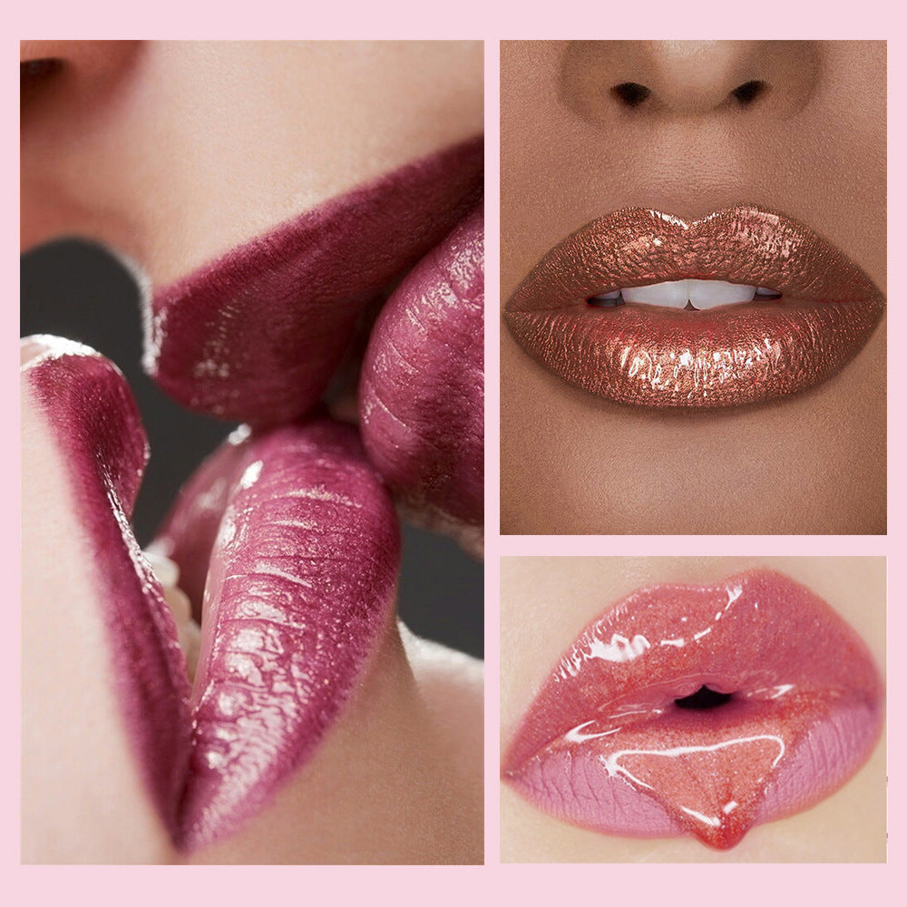 Sam Sugar 6-color Lifting Thin And Glittering Pearlescent Lip Lacquer