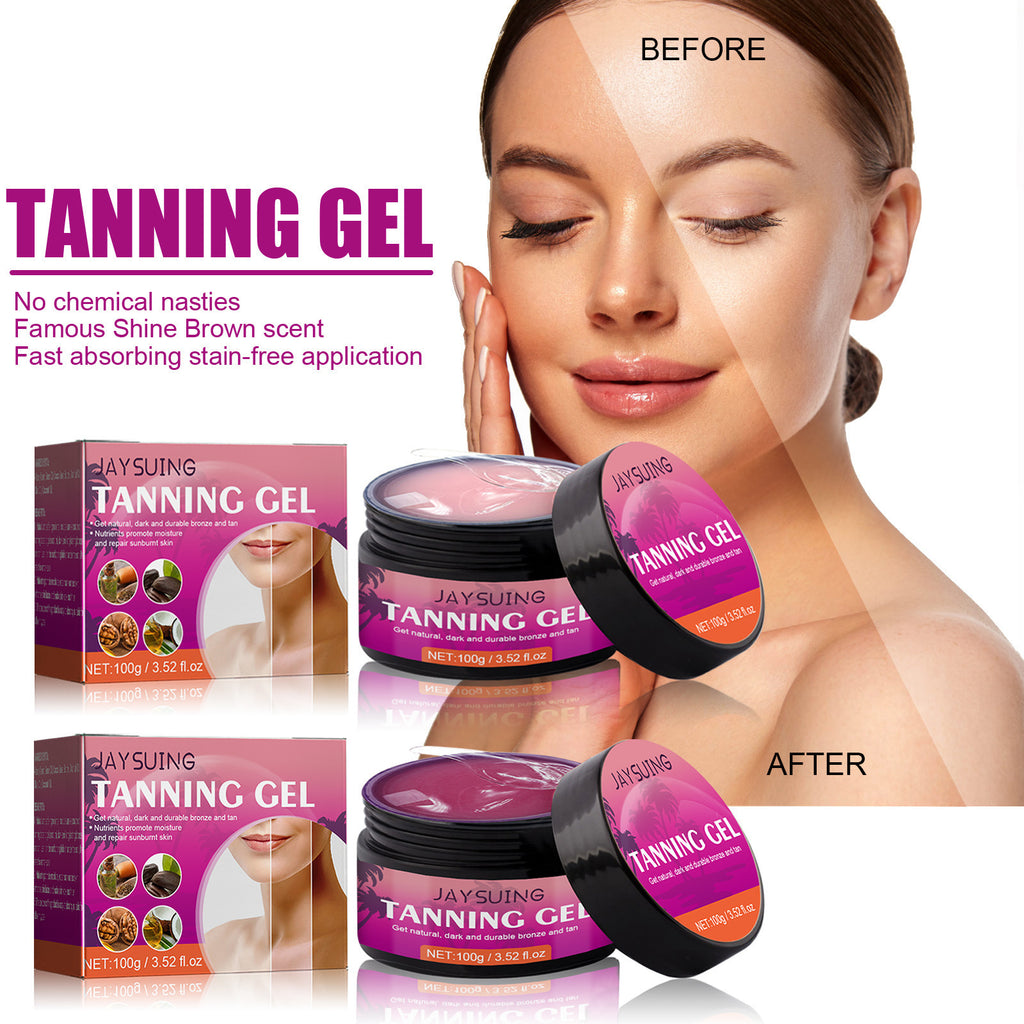 Jaysuing Tanning Gel Body Self-tanning Tanning Cream Bronze