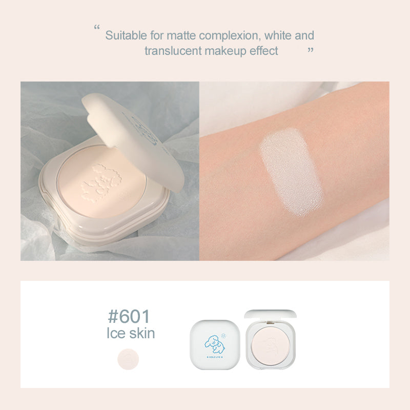 Hold Live Little Milk Dog Powder Foundation Nourishinging Makeup Loose Powder Natural Complexion Powder Matte