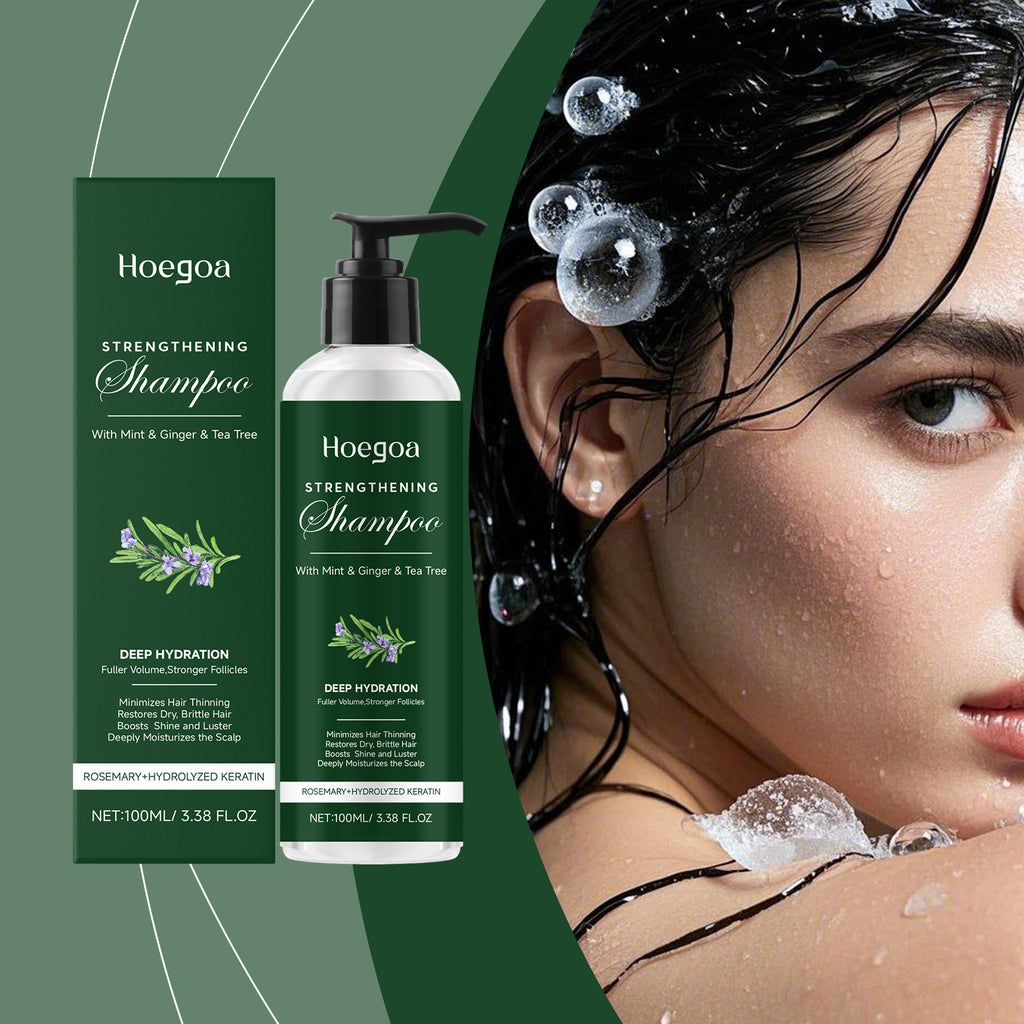 HoeGoa Rosemary Care Gentle Cleansing Nourishing Scalp Natural & Fluffy Shampoo Hair Care