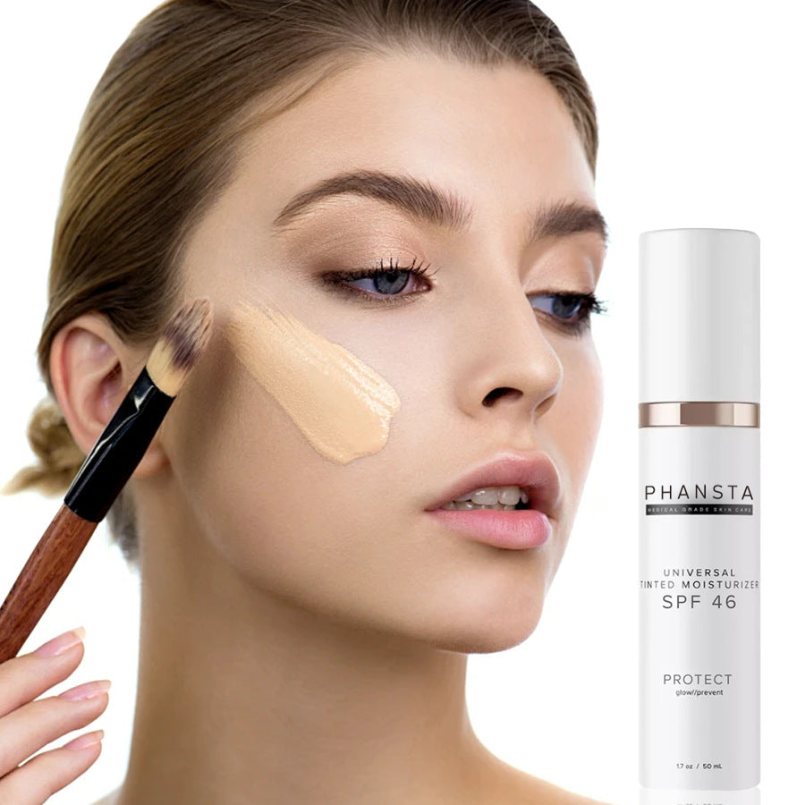 Phansta Anti-aging Moisturizing Cream One-piece Light Color Face Sunscreen