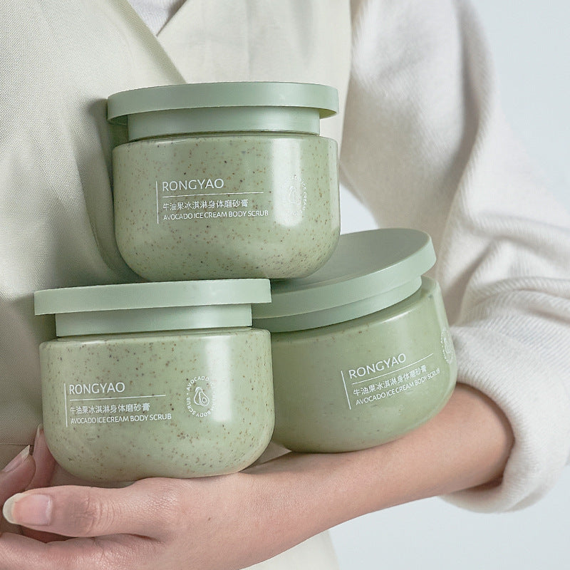 Rongyao Avocado Ice Cream Body Scrub Cream