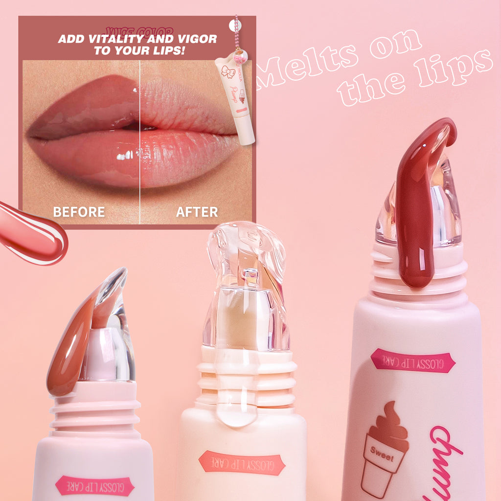 Olibolla Ice Cream Lip Balm With Pendant Water Light