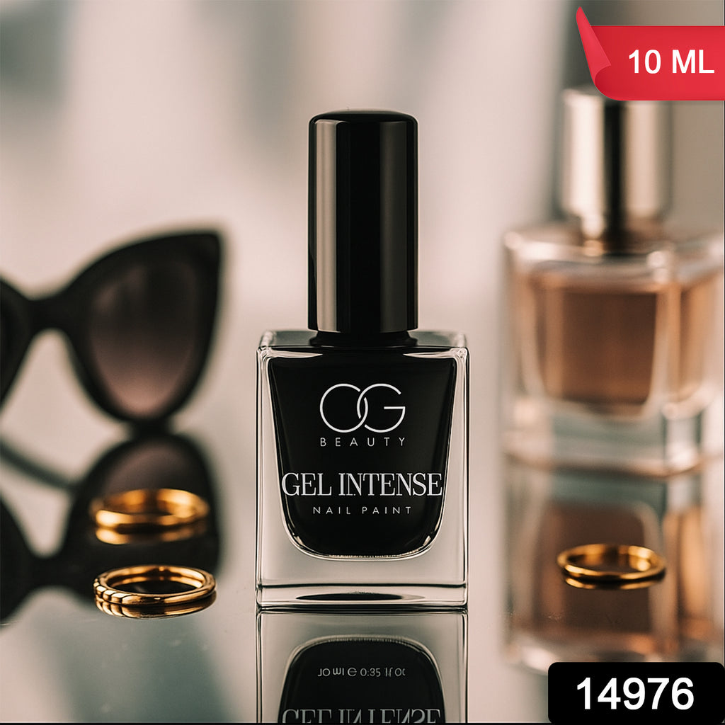 Og Beauty Black Beauty Gel Intense Nail Polish (1 Pc  10 Ml)