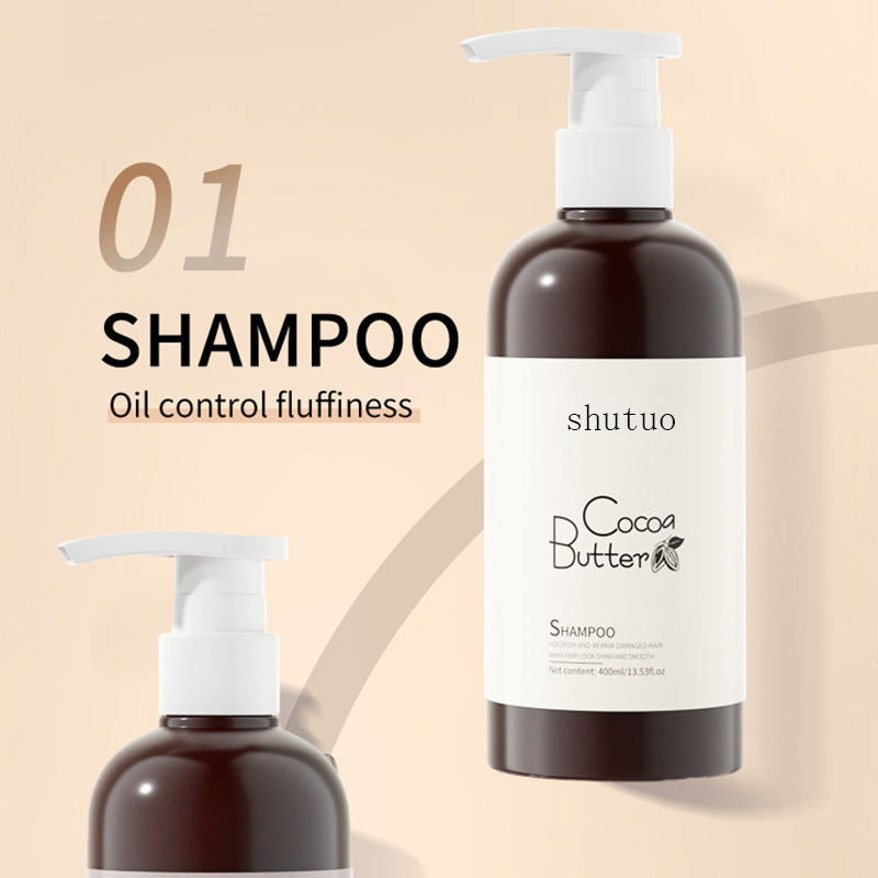 Shutuo Cocoa Butter Shampoo Hair Conditioner Anti-dandruff Soft