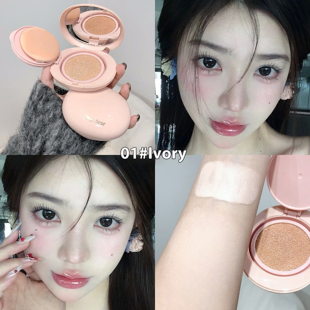 Gege Bear Cream Skin Light Luxury Face Cushion BB Cream Concealer Nude Color Makeup Girlish Style