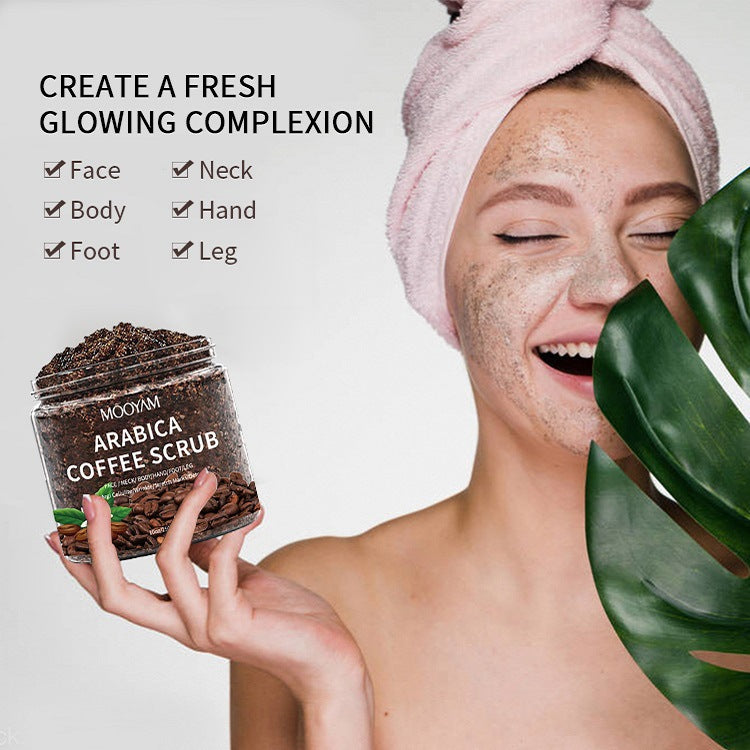 Mooyam Home Fashion Simple Coffee Scrub Cream Face And Body Gentle Cleaning