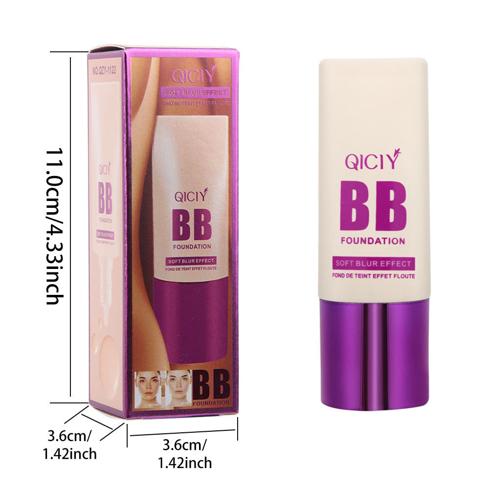 Qiciy Feeding Bottle Liquid Foundation Concealer Brightening Nourishing