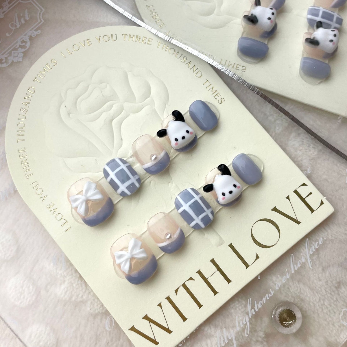 Handmade Real Shot Nail Stickers