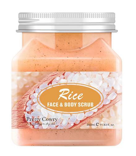 Pretty Cowry Fruit Fragrance Bath Salt Exfoliating Body Scrub Cream