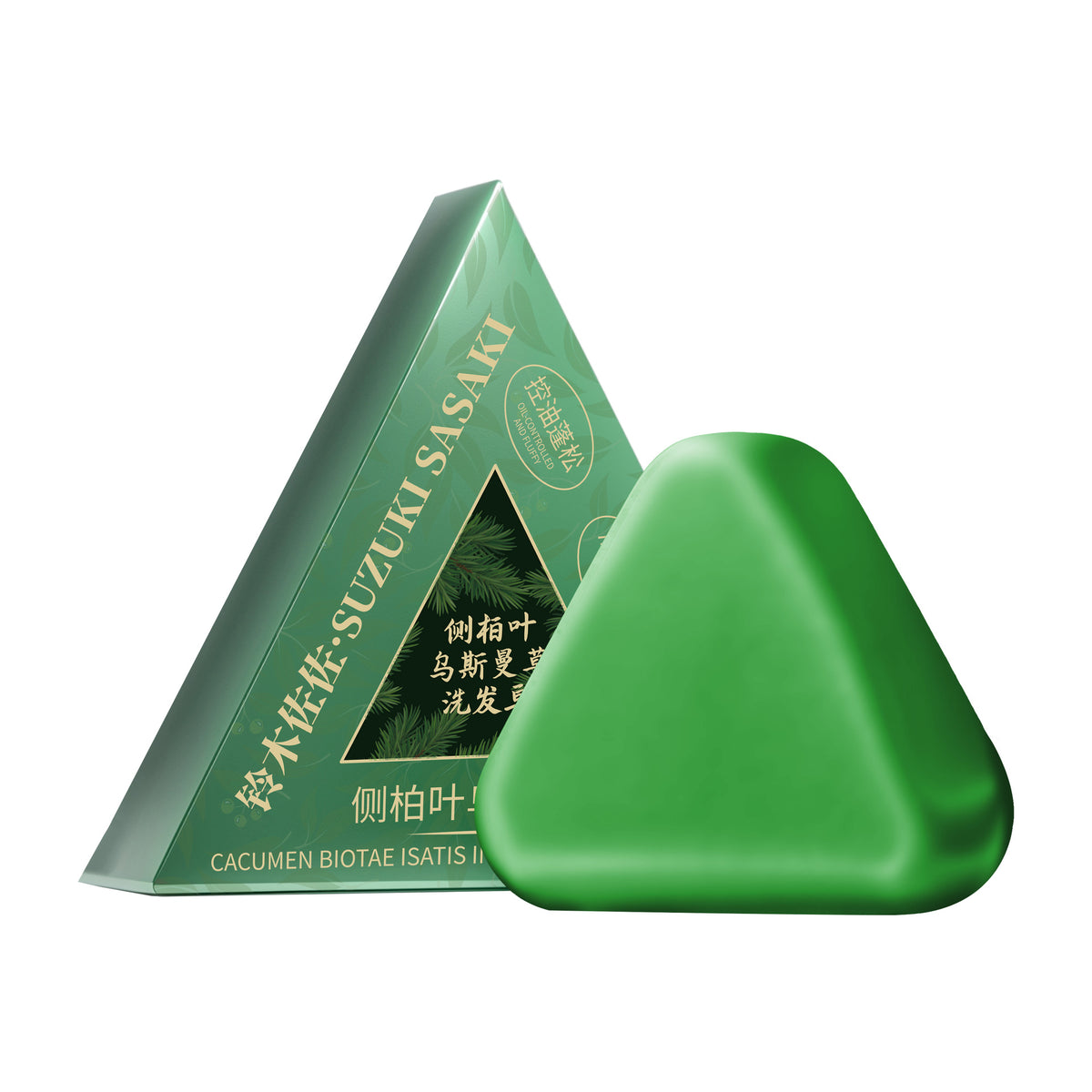 SUZUKI SASAKI Chinese Arborvitae Twig Shampoo Soap Handmade Soap Polygonum Multiflorum Hair Care