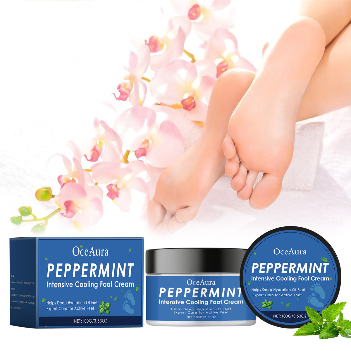 OceAura Cool And Comfortable Foot Cream