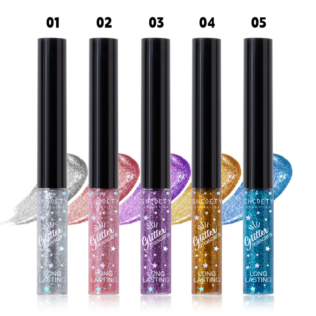 Shcoety Color Mascara 5 Colors Waterproof Not Smudge