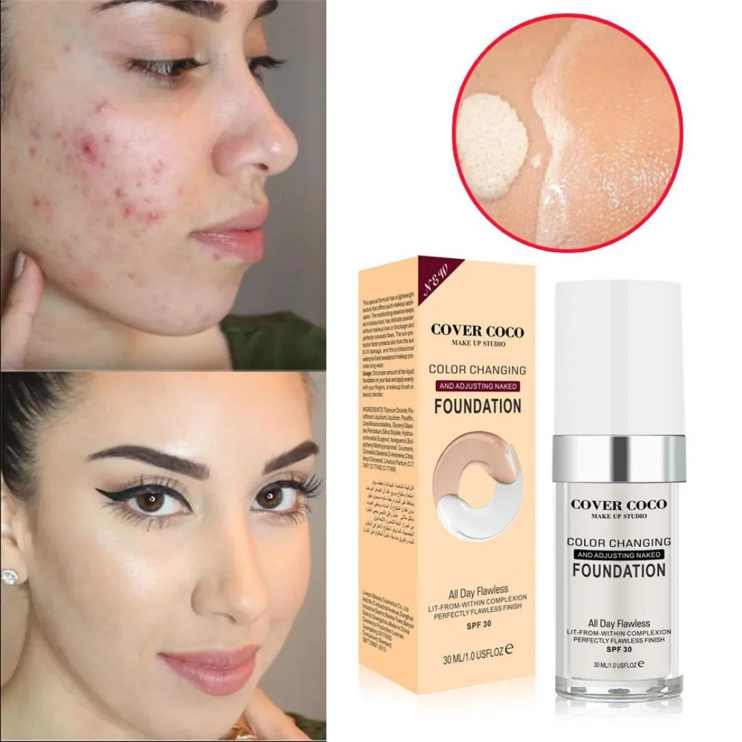 Cover Coco Concealing Foundation Temperature Change Skin Color