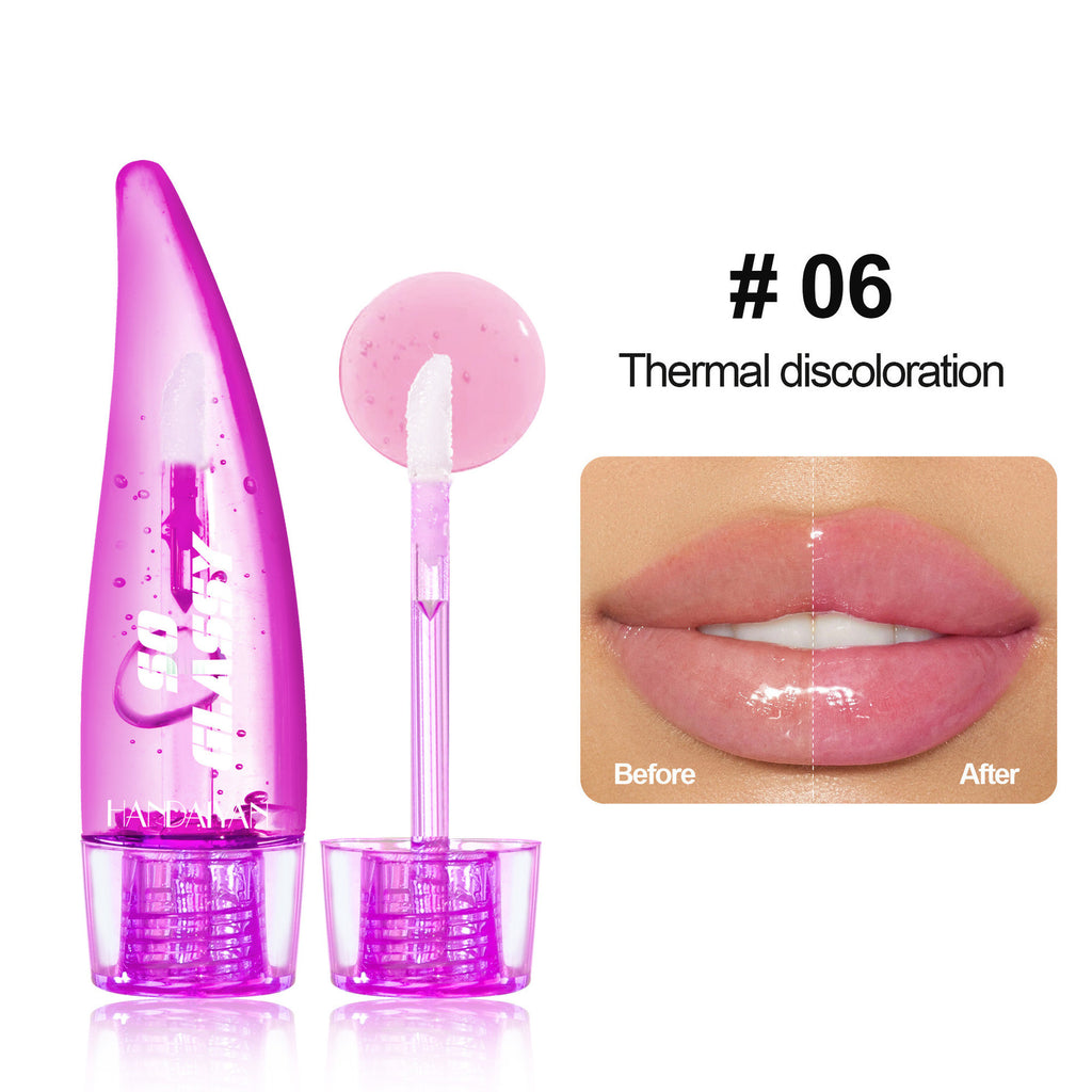 Handaiyan Color-changing Lip Gloss Pearlescent Mirror Glass Transparent