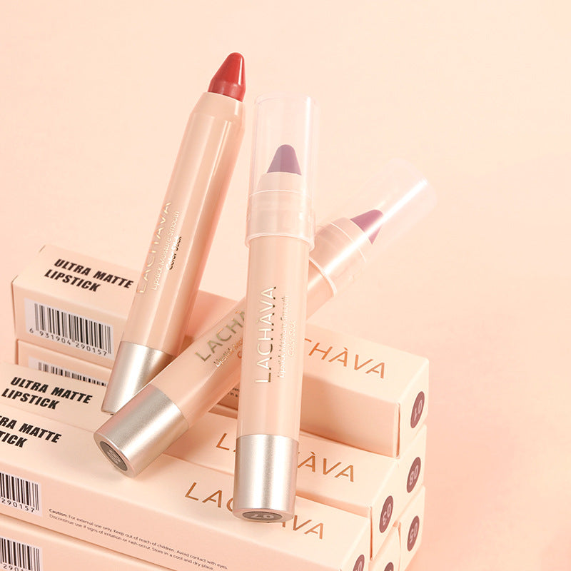 Lachava 8-color Matte Lipstick Pen Waterproof No Stain On Cup
