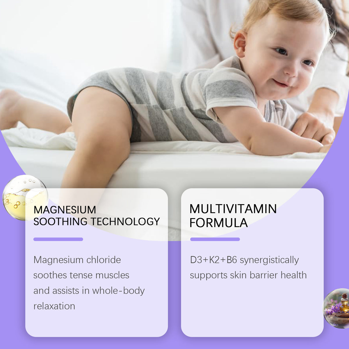 Wiieey 4 In 1 Magnesium Cream For Kids