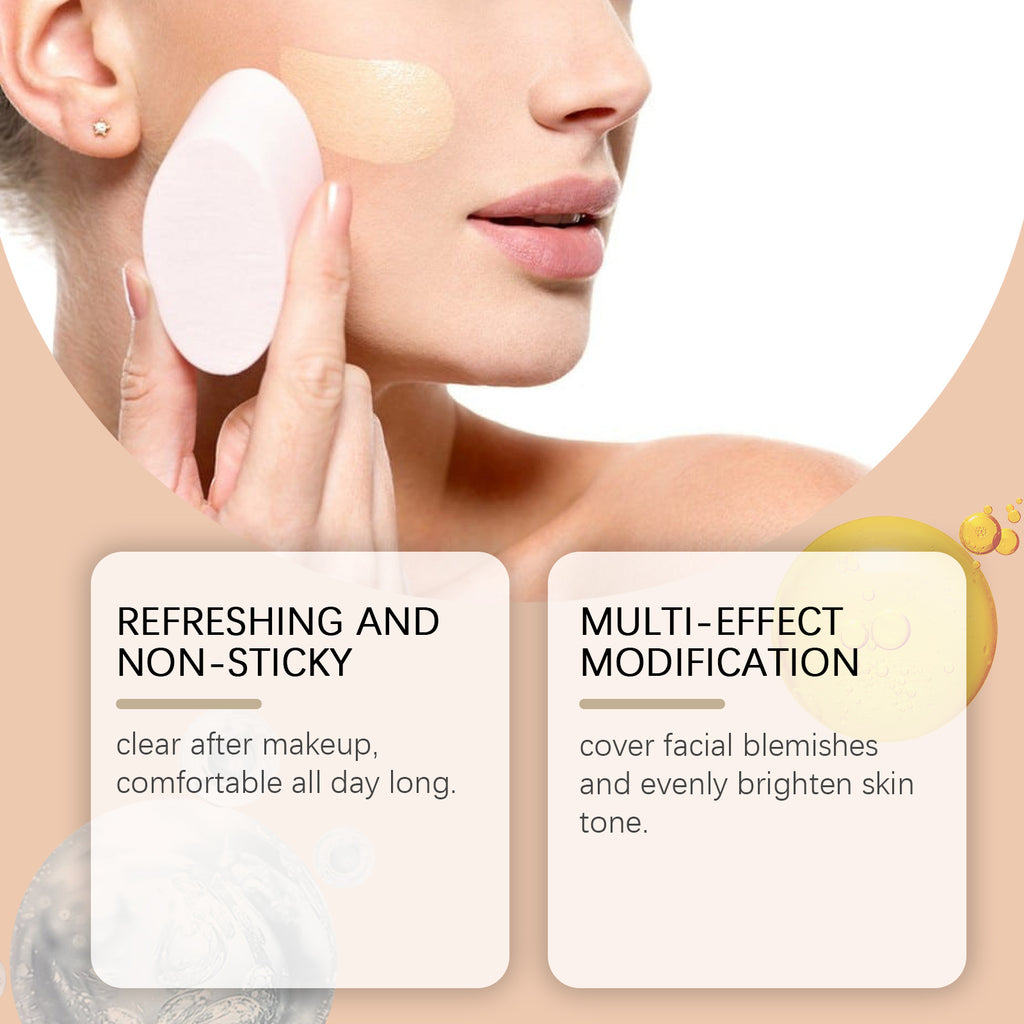 Zephoco Medium Skin Moisturizing Concealer Liquid Foundation Natural And Lasting