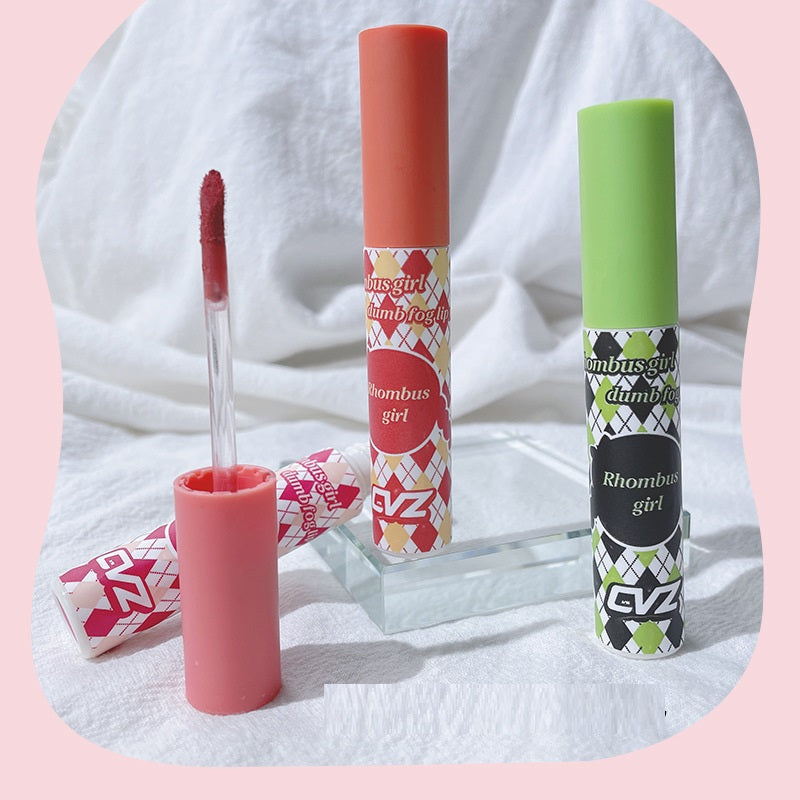 Rhombus Girl Velvet Matte Easy Cup Lipstick Girl Lip Glaze