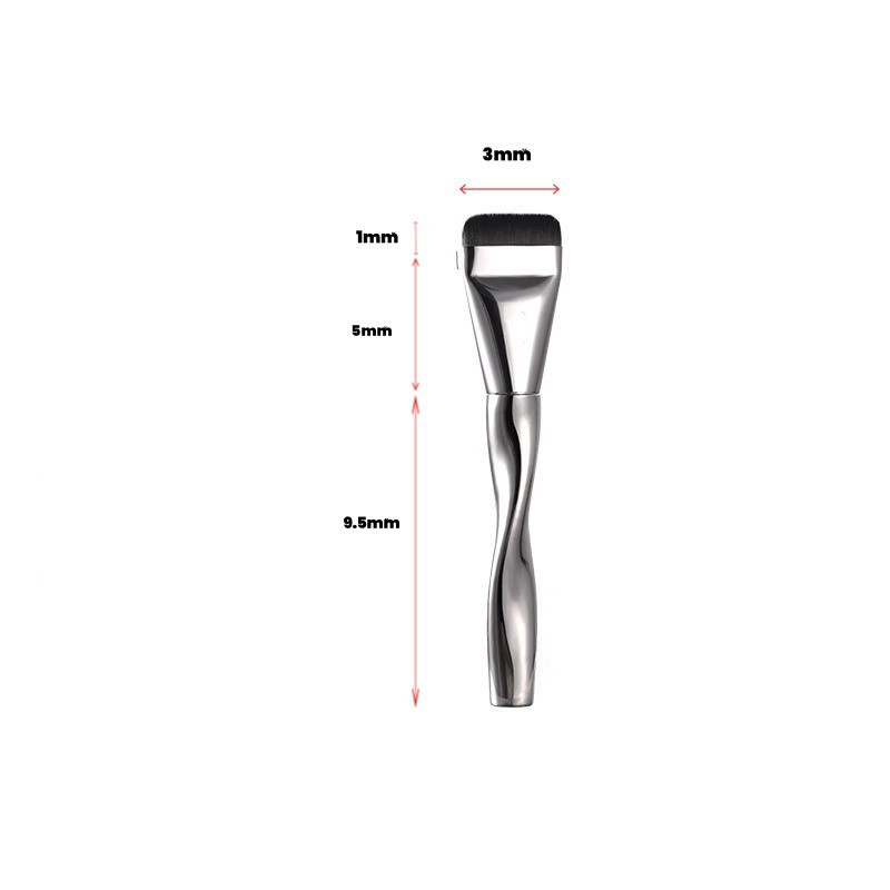 Lishu Spiral One-shaped Powder Foundation Brush Lightweight Smear-proof Makeup Beauty Tools